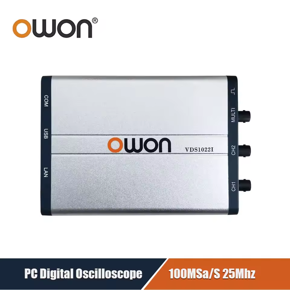 OWON VDS1022/I Virtual PC Osci - đánh giá và giá Digital Storage Oscilloscope 100Mhz