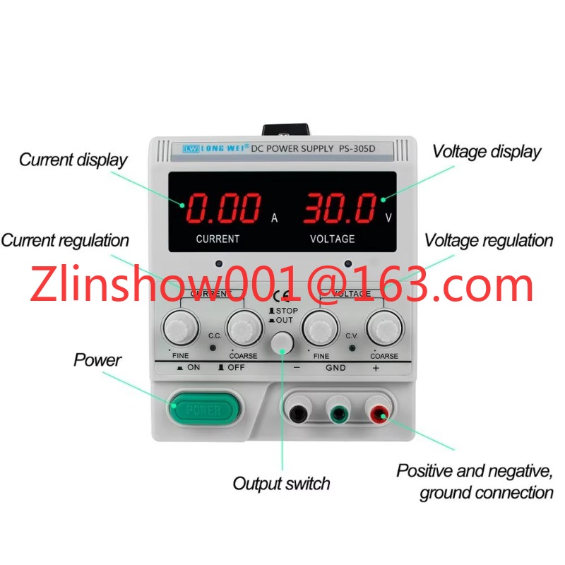 PS-305D 30V 5A 150W Laboratory - đánh giá và giá Linear Lab Power Supply Adjustable